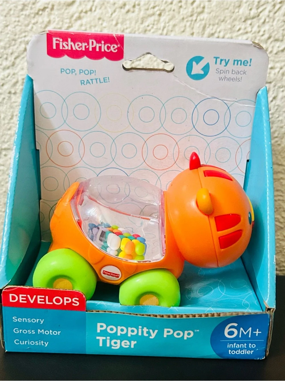 Fisher-Price Poppity Pop Tiger Toy